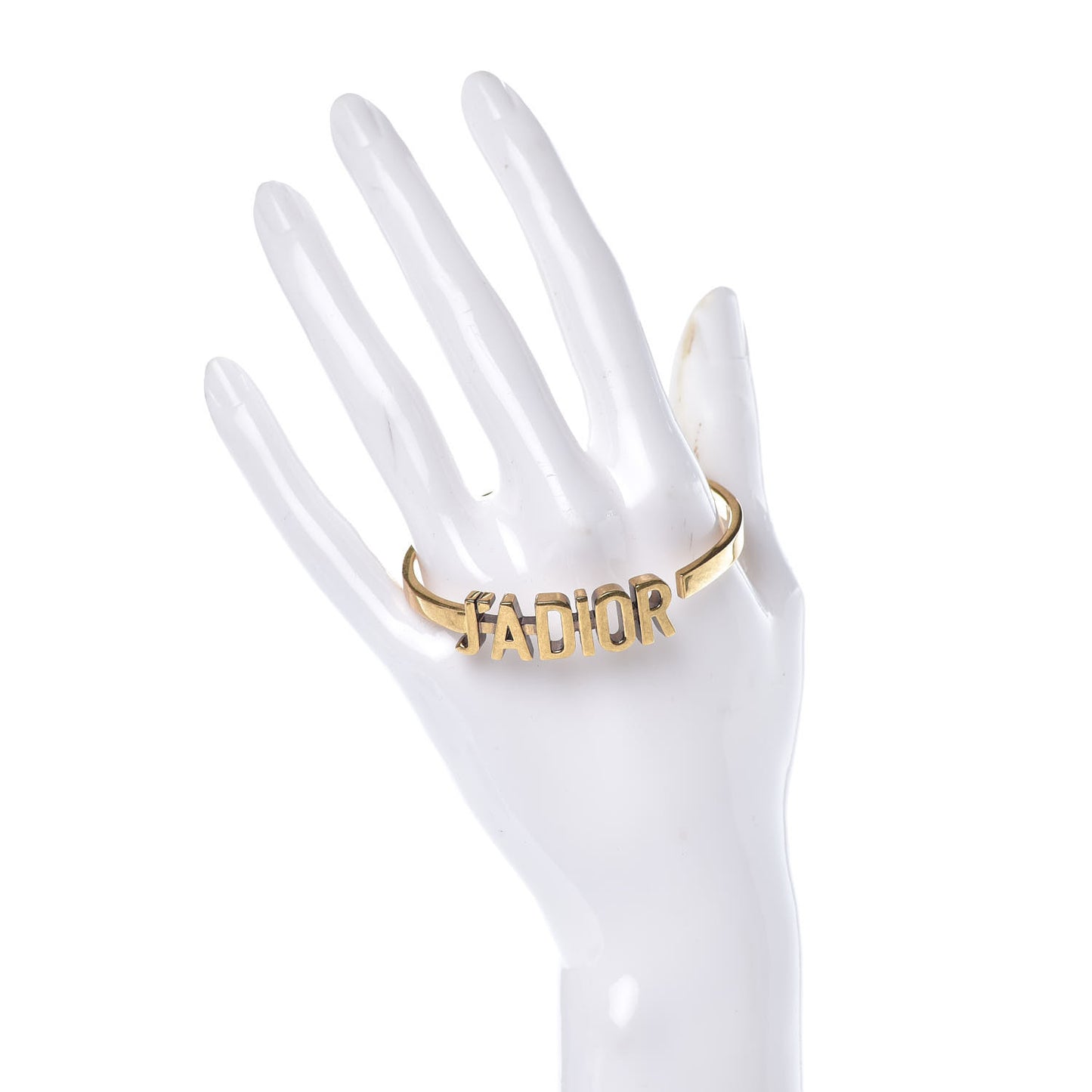 Metal J'Adior Bracelet Cuff Gold