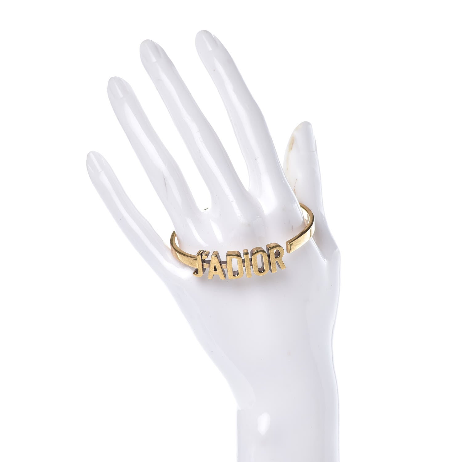 Christian Dior Metal J'Adior Bracelet Cuff Gold 2 of 6