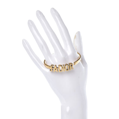 Christian Dior Metal J'Adior Bracelet Cuff Gold 2 of 6