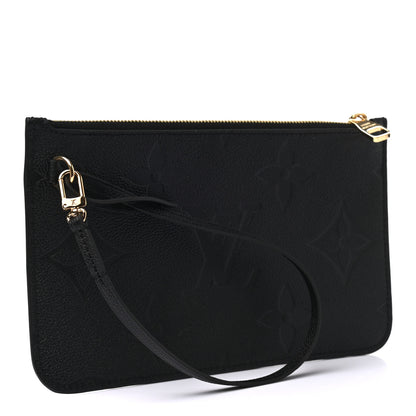 Louis Vuitton Empreinte Monogram Giant Neverfull MM Pochette Black 3 of 6