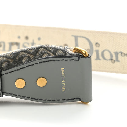 Christian Dior Oblique Studded Shoulder Strap Gris Multicolor 4 of 4