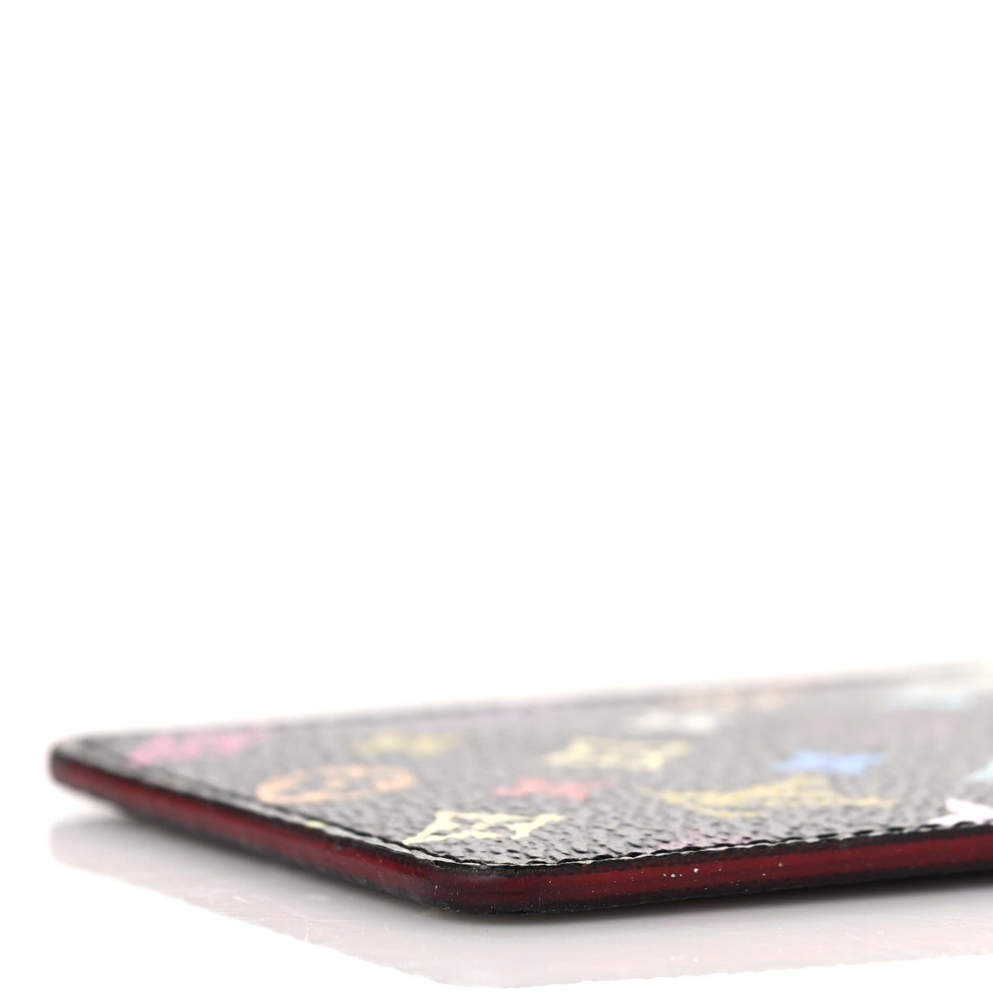 Monogram Multicolor Mirror and Case Pouch Black