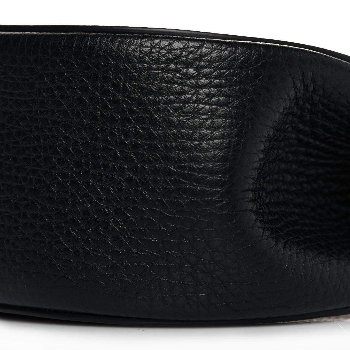 Palmellato Calfskin Rounded Belt Bag Black