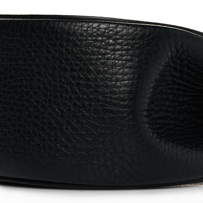 Bottega Veneta Palmellato Calfskin Rounded Belt Bag Black 9 of 9
