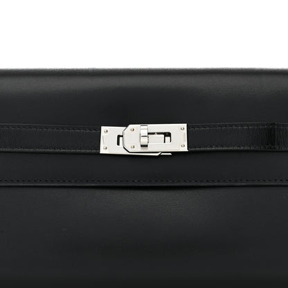 Hermes Box Kelly Wallet To Go Black 8 of 10