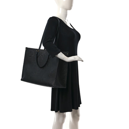 Louis Vuitton Empreinte Monogram Giant Onthego GM Black 2 of 8