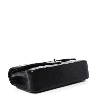 Chanel Lambskin Quilted Medium Double Flap Black 4 of 13