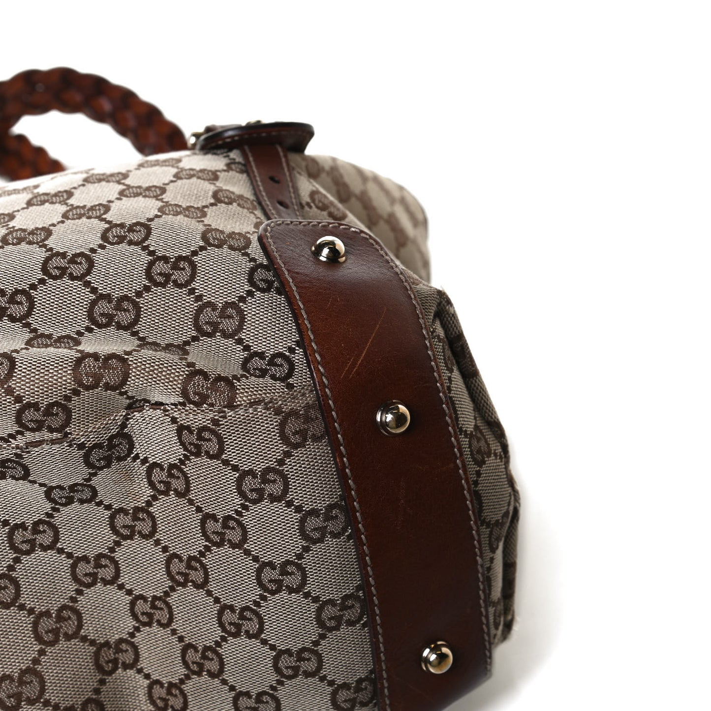 Monogram Medium Pelham Shoulder Bag Brown