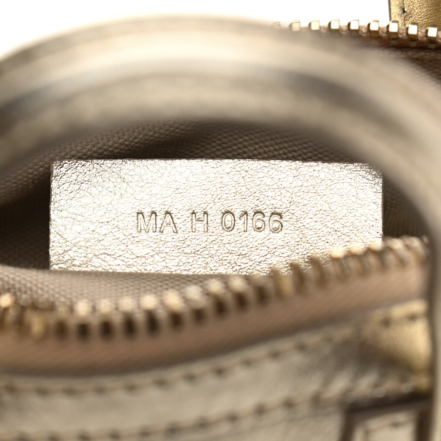 Givenchy Metallic Calfskin Micro Nightingale Gold 6 of 10