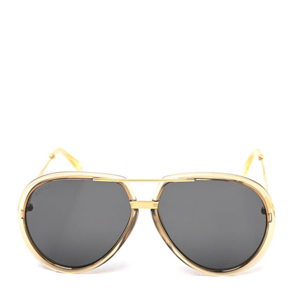 Gucci Aviator Sunglasses GG0904S Gold 2 of 7