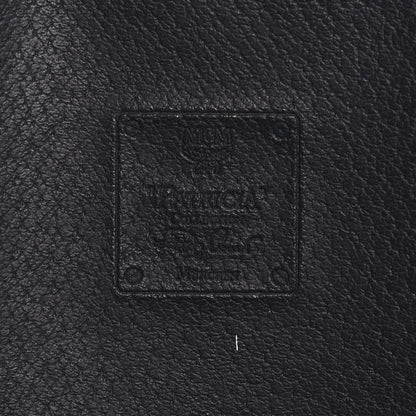 MCM Visetos Pouch White Black 8 of 13