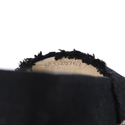 Chanel Linen CC Espadrilles 38 Black 8 of 9