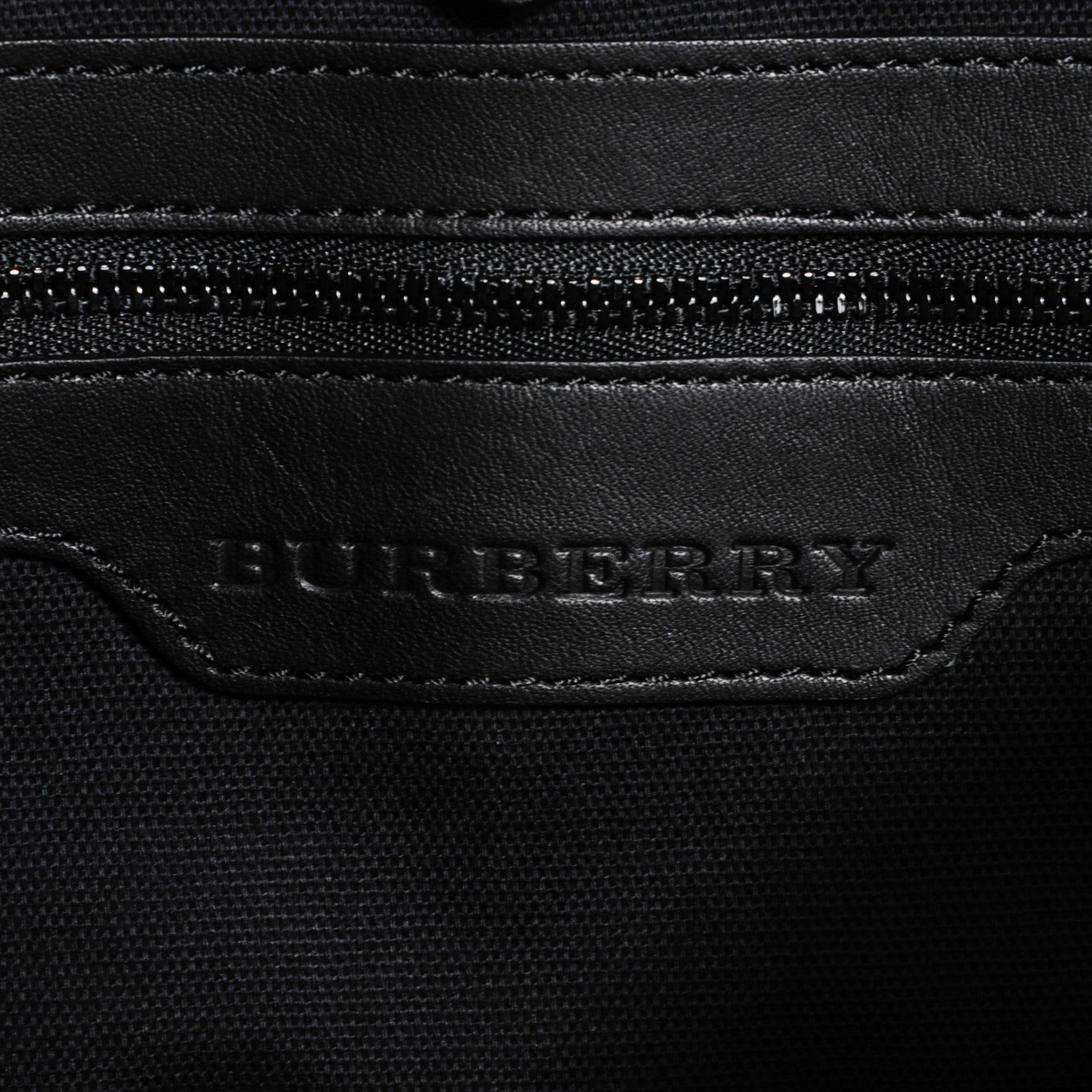 Burberry Smoked Check Northfield Tote Black 6 of 8