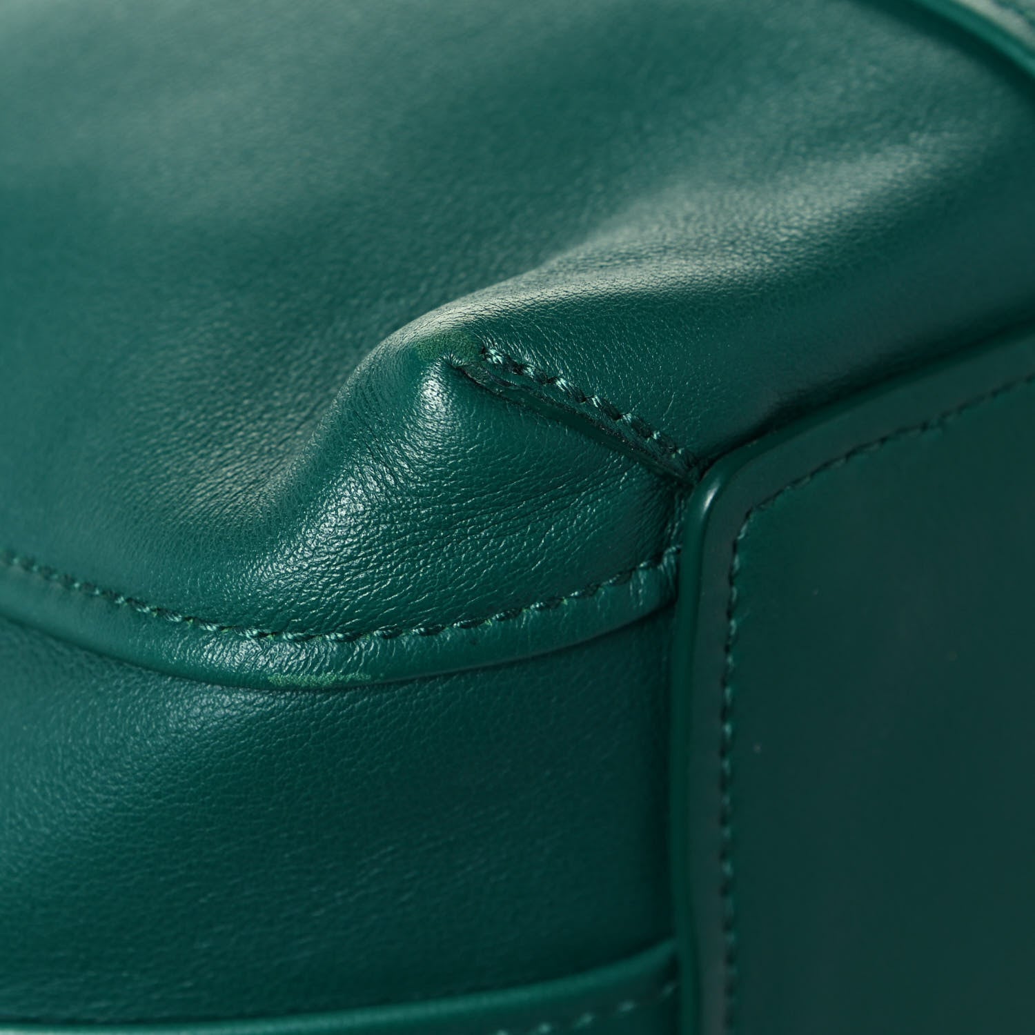 Balenciaga Calfskin Large Laundry Cabas Tote Green 10 of 16