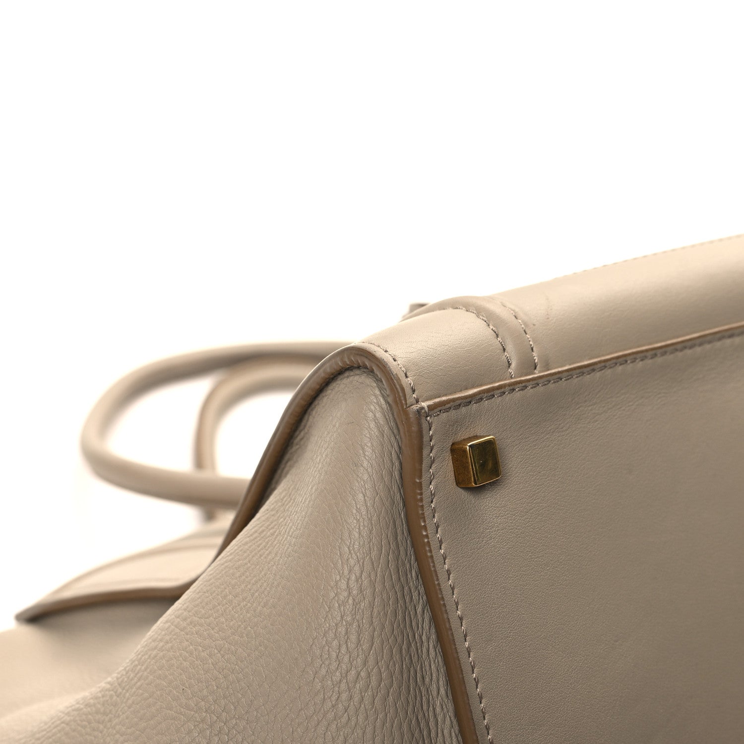 Celine Grained Calfskin Medium Phantom Luggage Beige 9 of 13