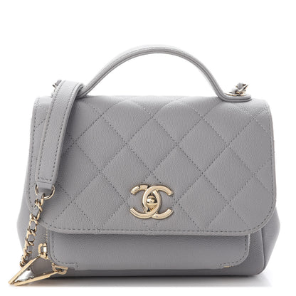 Chanel Caviar Quilted Small Business Affinity Flap Grey 1 of 10