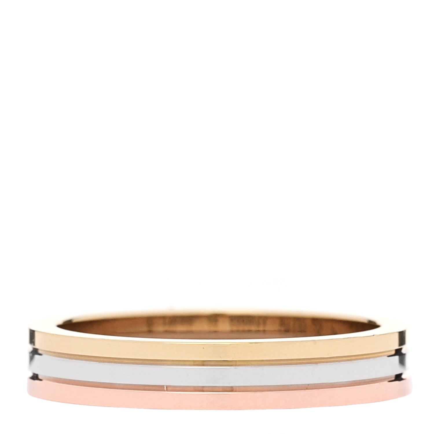 Cartier 18K Pink White Yellow Gold 3.5mm Vendome Louis Cartier Wedding Band Ring 52 6 3 of 7