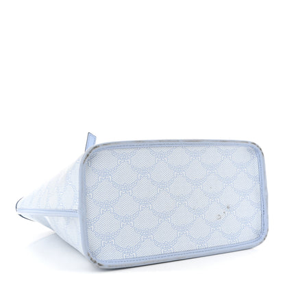 MCM Lauretos Nappa MIni Himmel Shopper Tote Ancient Blue 4 of 9