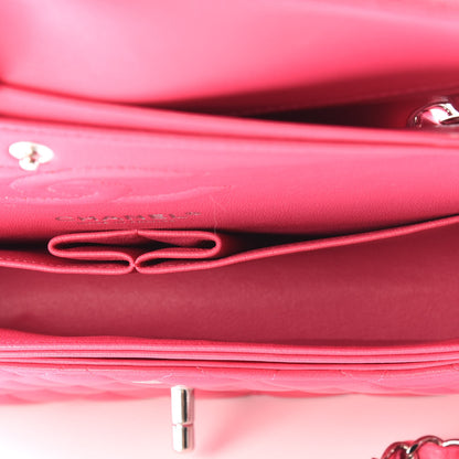 Chanel Lambskin Quilted Medium Double Flap Fuchsia 4 of 10