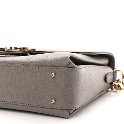 Gucci Dollar Calfskin Interlocking G Top Handle Shoulder Bag Loess 9 of 9