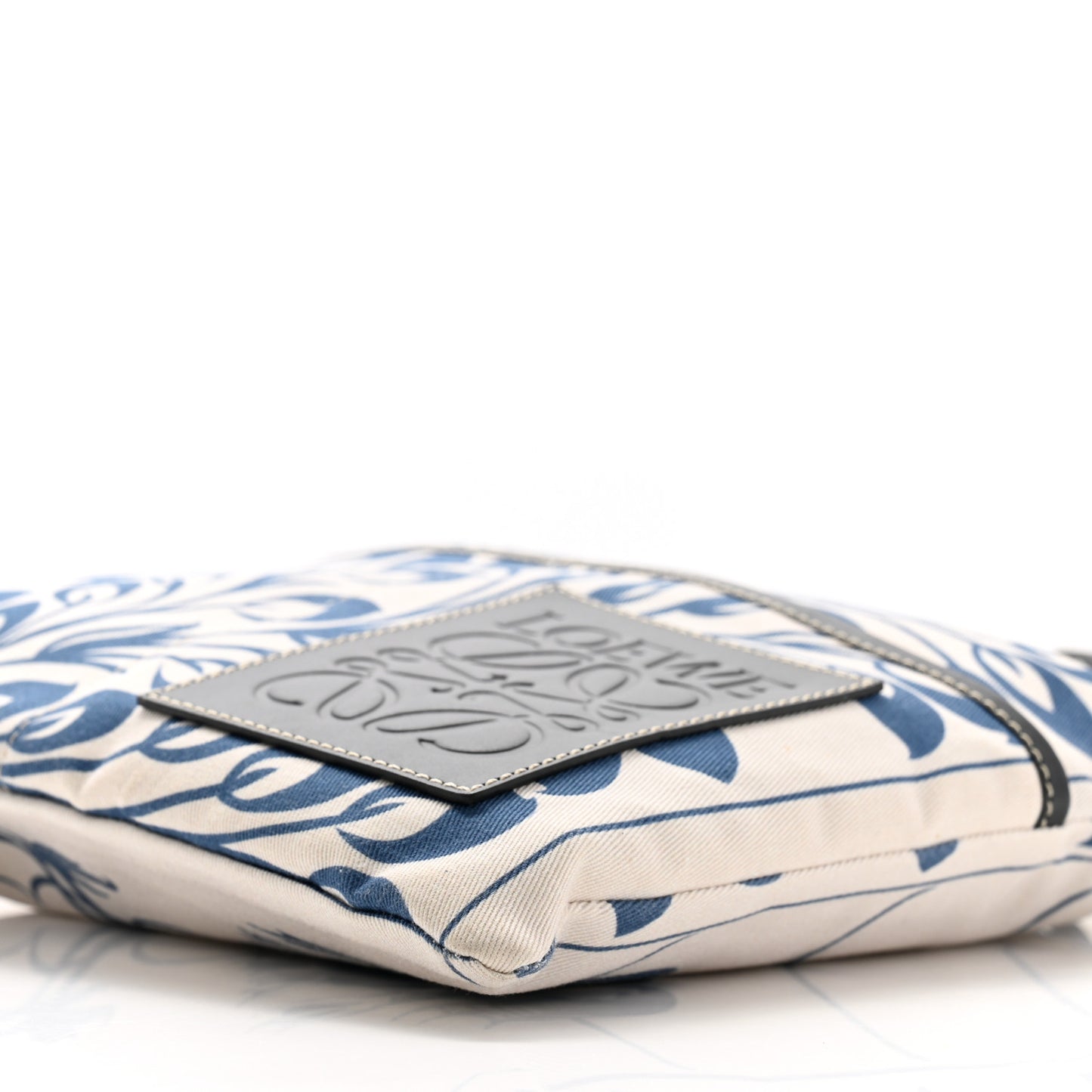 Canvas Tile Print Paula's Ibiza Small Pouch White Blue Black