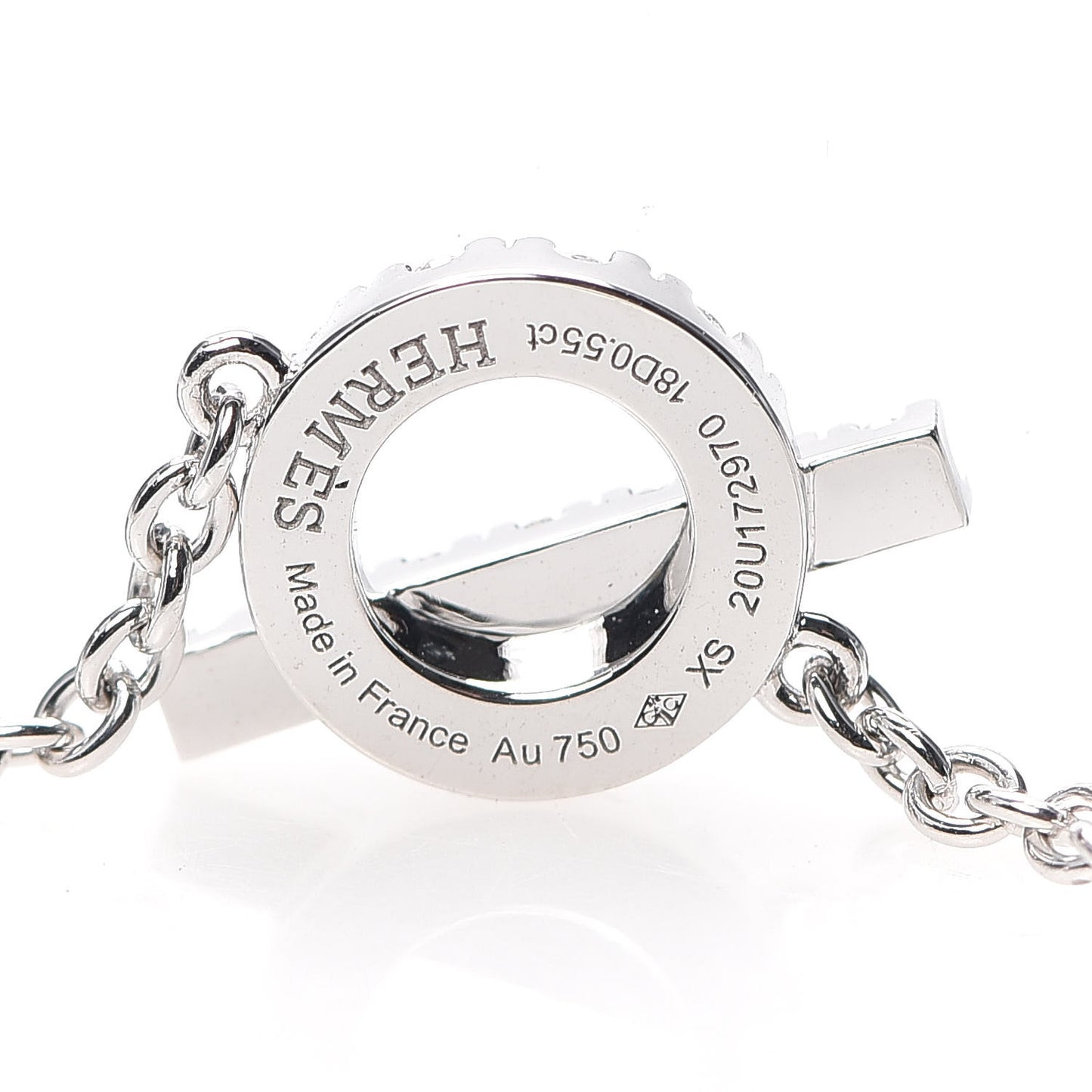 18K White Gold Diamond Finesse Bracelet XS