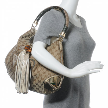 Gucci Monogram Large Crest Patchwork Embroidered Indy 2 of 8