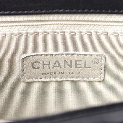 Chanel Washed Lambskin Quilted Mini Chain Around Messenger Black 6 of 11
