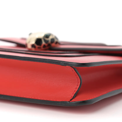 Bulgari Calfskin Serpenti Forever Crossbody Bag Red 10 of 10