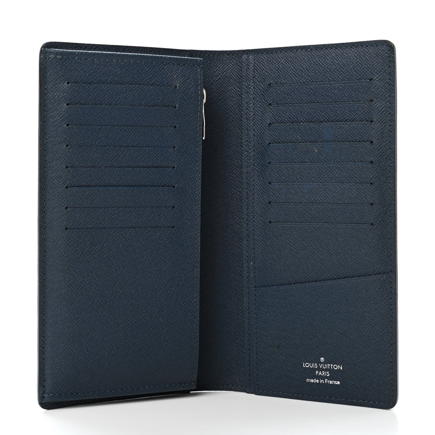 Louis Vuitton Taiga Brazza Wallet Ocean 4 of 4