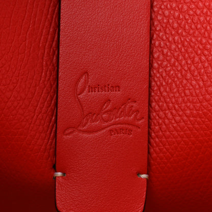 Christian Louboutin Calfskin Spikes Large East West Cabata Tote Snow 7 of 12