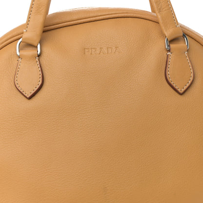 Prada Vitello Daino Bowler Bag Sughero 8 of 14
