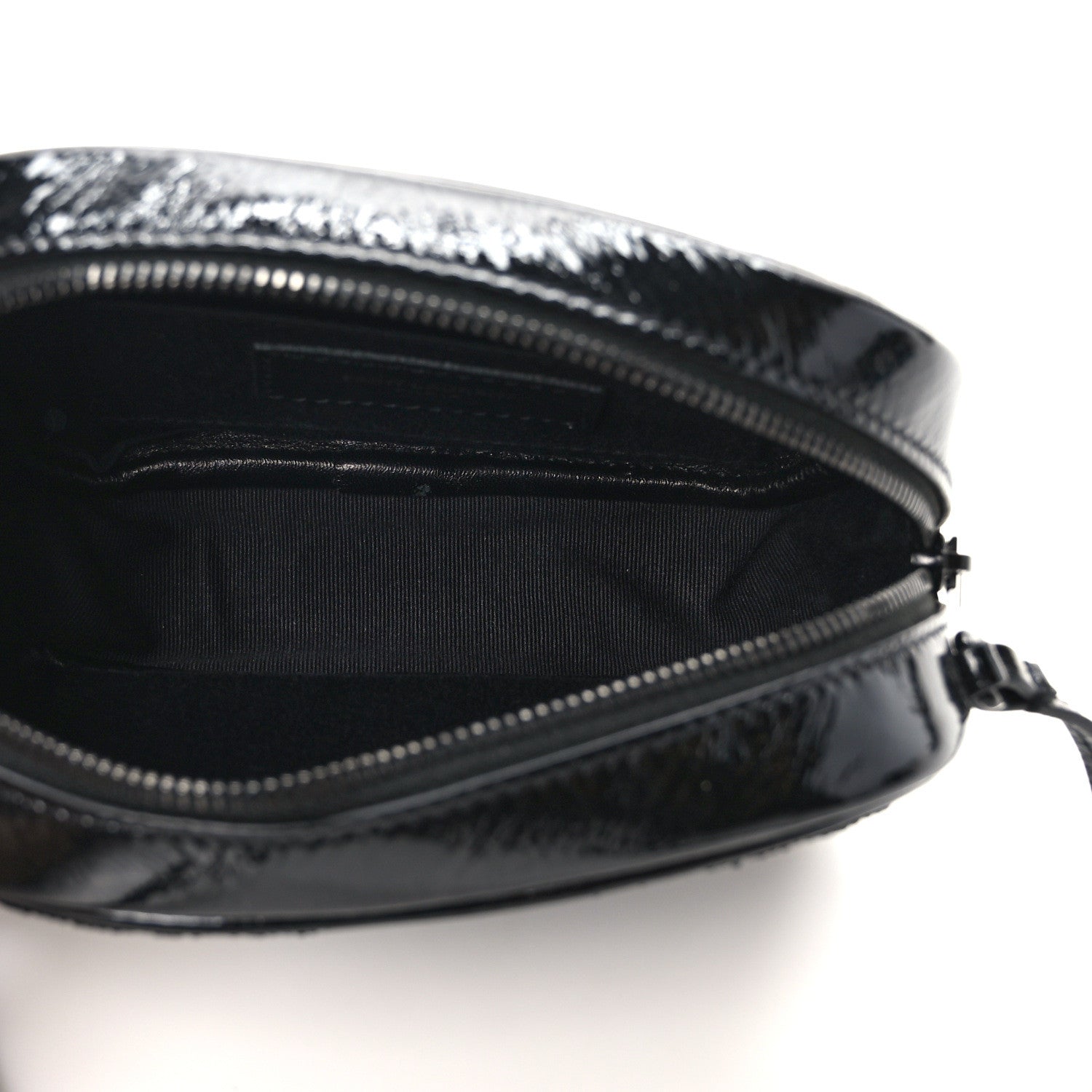 Saint Laurent Sequin Patent Monogram Blogger Bag Black 5 of 11