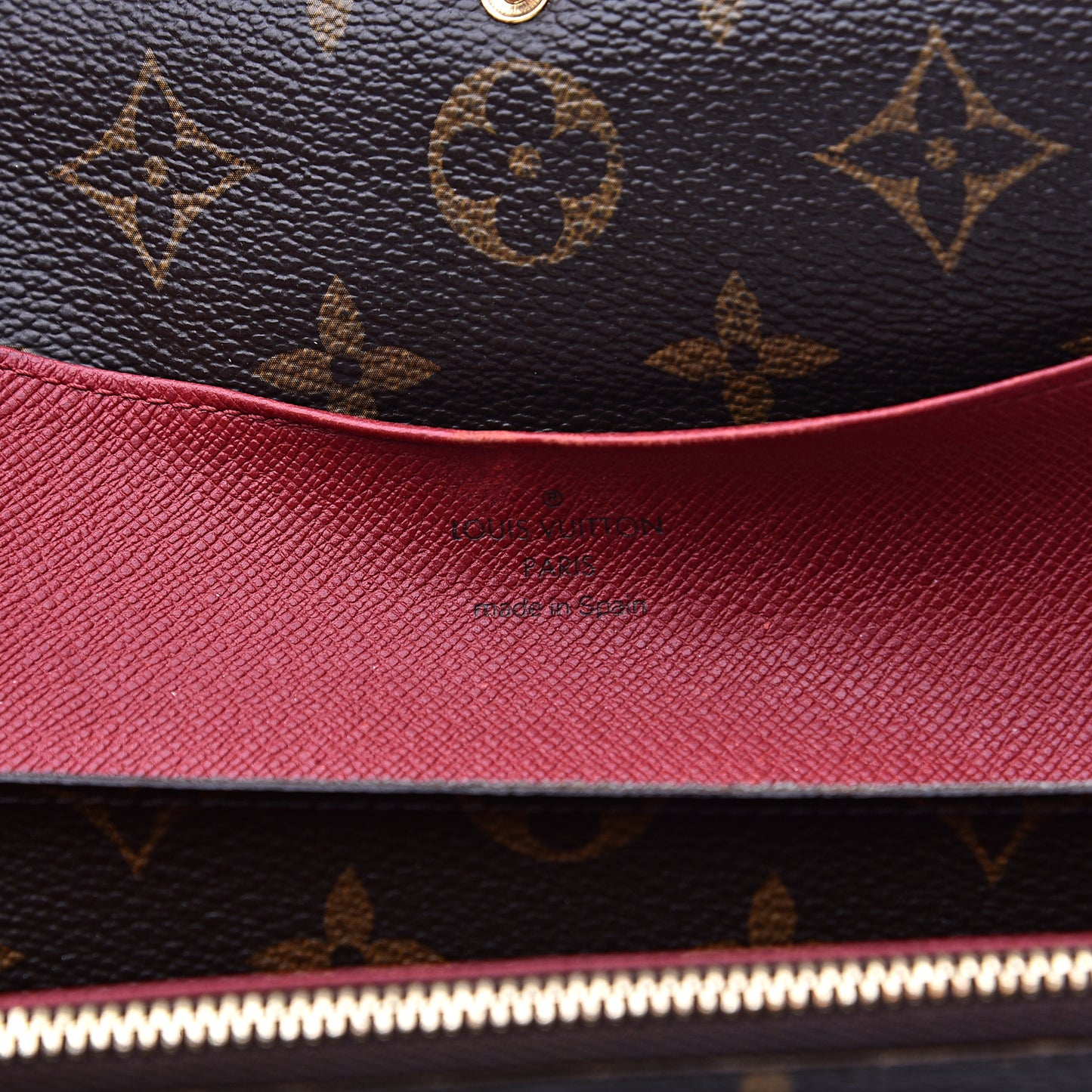 Monogram Emilie Wallet Fuchsia