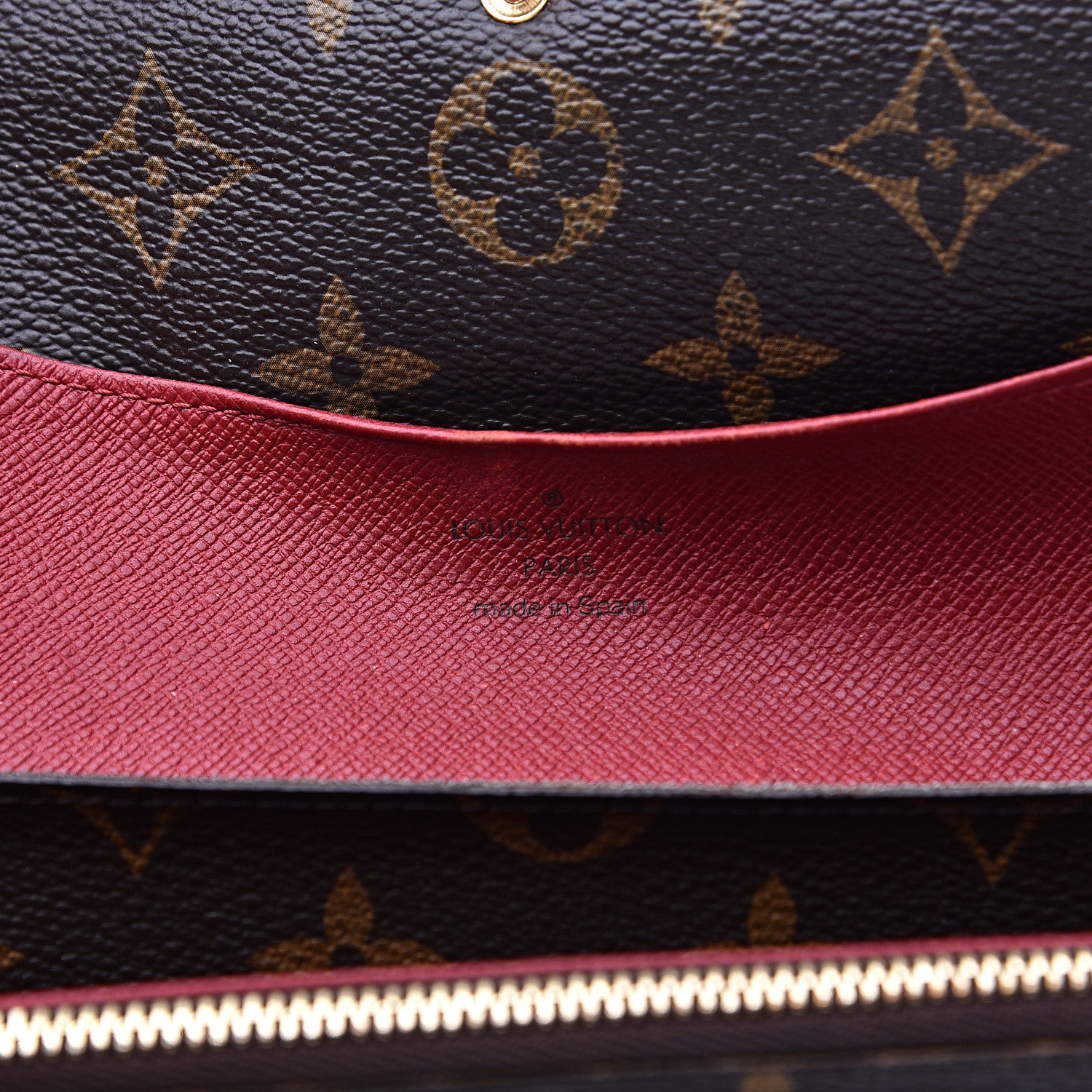 Louis Vuitton Monogram Emilie Wallet Fuchsia 5 of 16