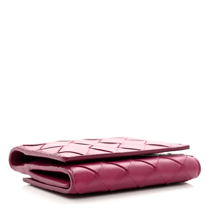 Bottega Veneta Nappa Intrecciato Trifold Wallet Cinnabar 4 of 8