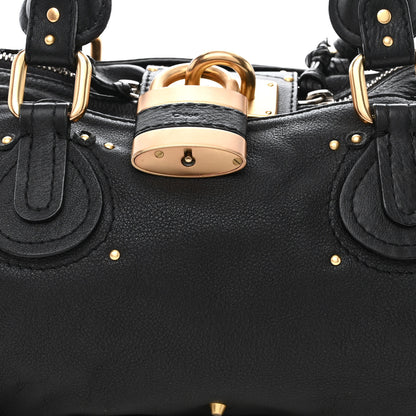 Chloe Leather Medium Paddington Satchel Black 8 of 14
