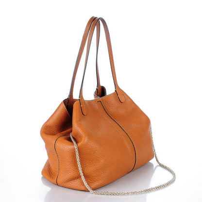 Valentino Garavani Grained Calfskin Va Va Voom Tote Cognac 3 of 8