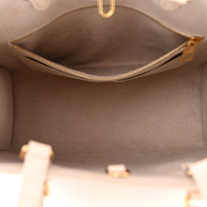 Louis Vuitton Empreinte Monogram Spring In The City Onthego MM Beige Pink Yellow 5 of 11