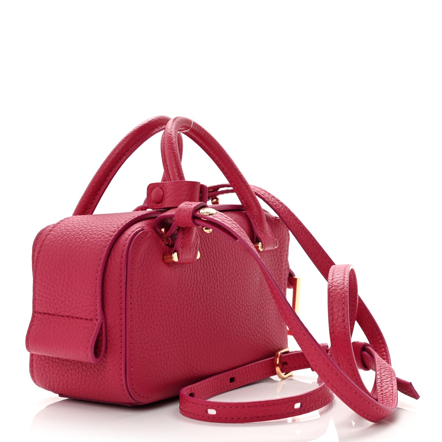 Taurillon Soft Nano Cool Box Satchel Framboise