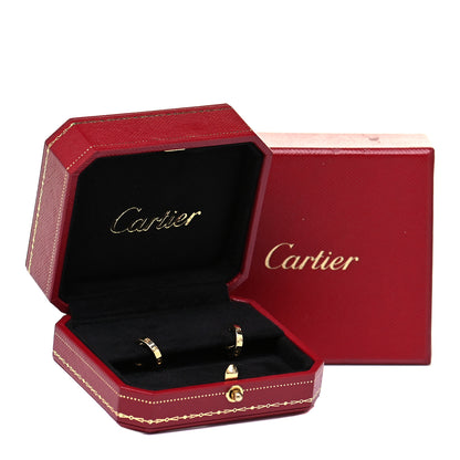 Cartier 18K Yellow Gold Small LOVE Hoop Earrings 6 of 6