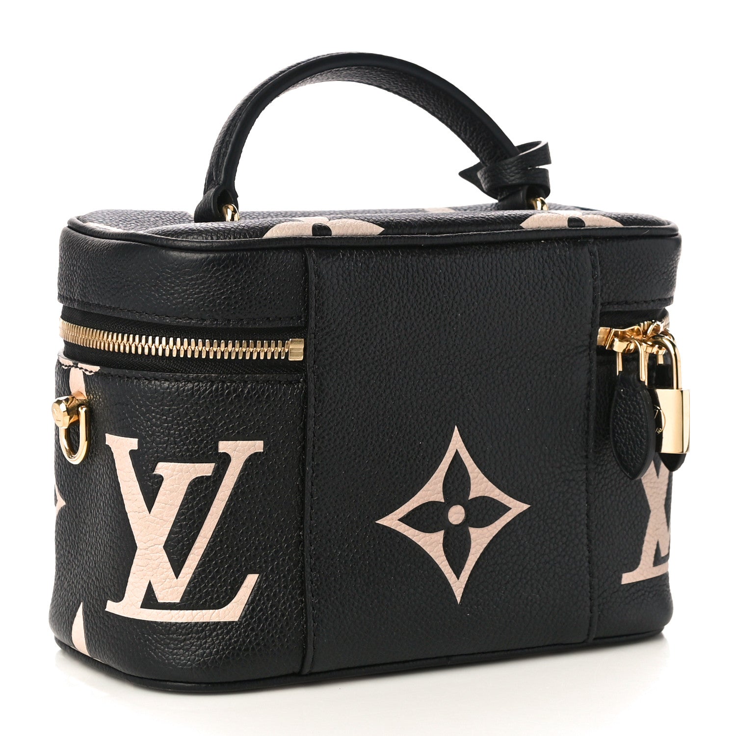 Louis Vuitton Empreinte Monogram Giant Vanity PM Black Beige 3 of 9