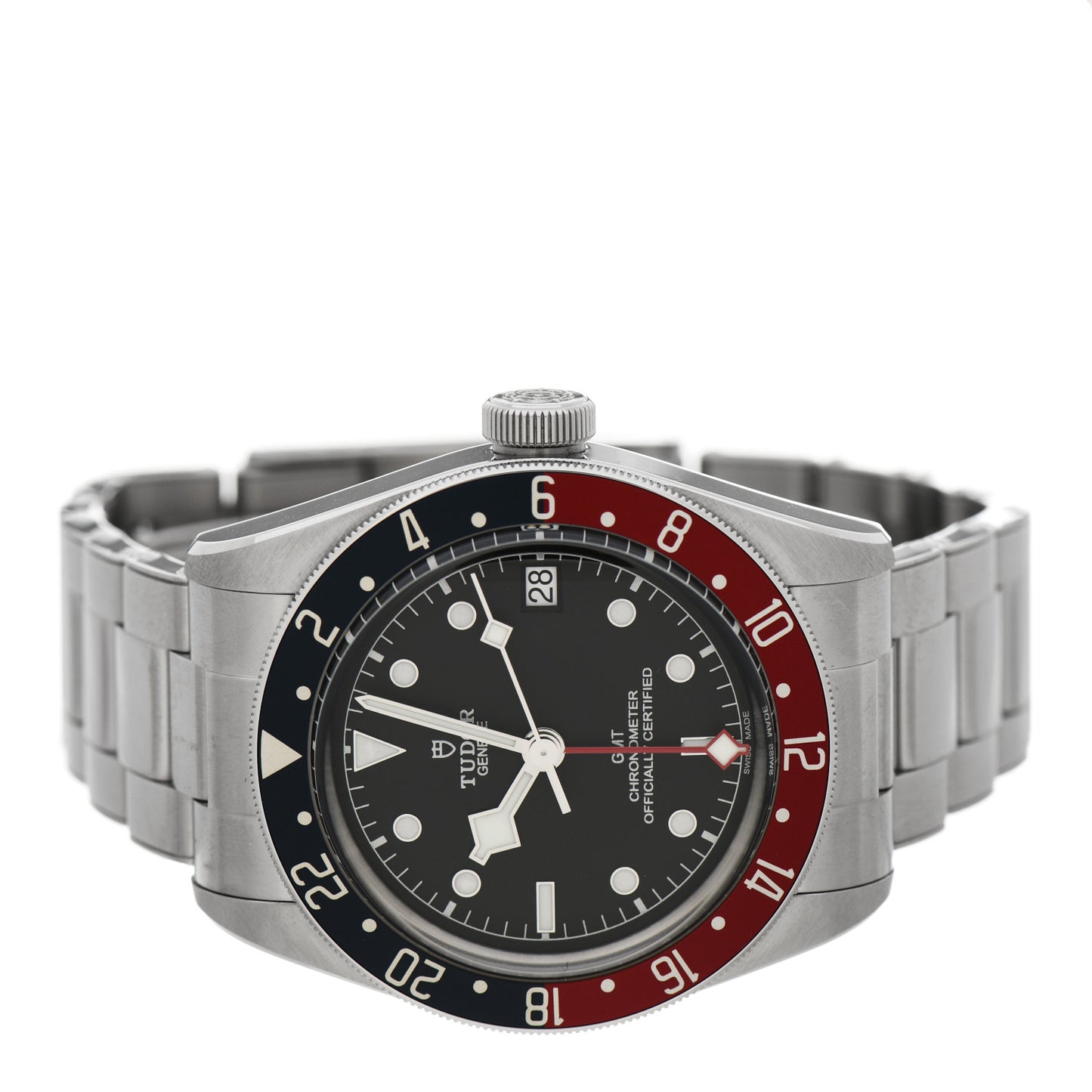 Stainless Steel 41mm Black Bay GMT Automatic Watch Black 79830RB
