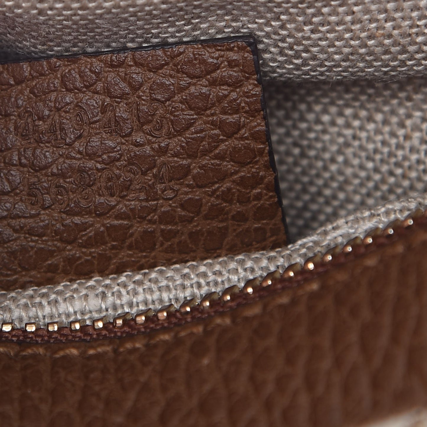 Monogram Mini Bree Messenger Bag Beige Tabacco