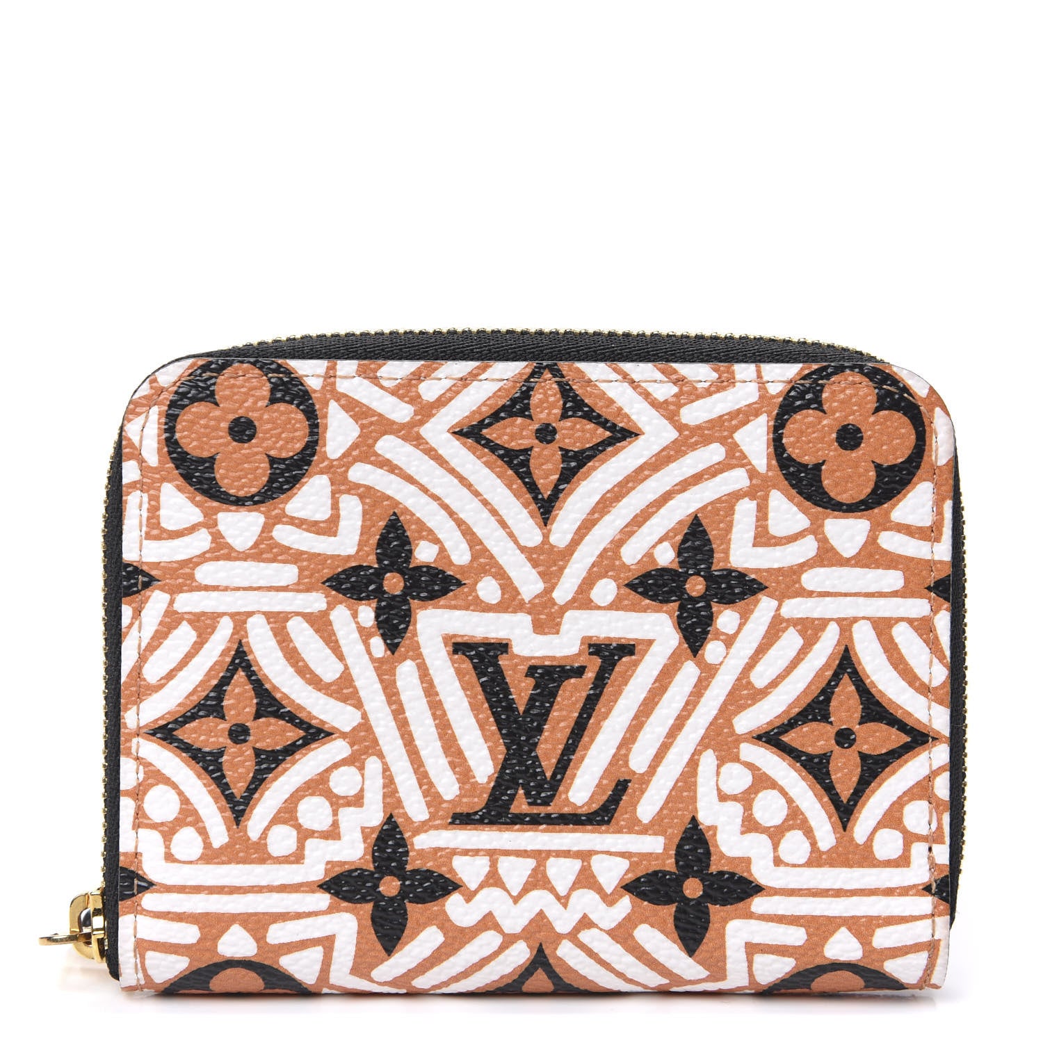 Louis Vuitton Monogram Giant Crafty Zippy Coin Purse Creme Caramel 1 of 7