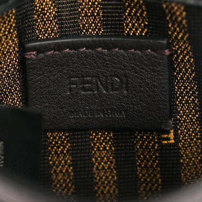Fendi Vitello Palmellato Card Case With Strap Black 5 of 8