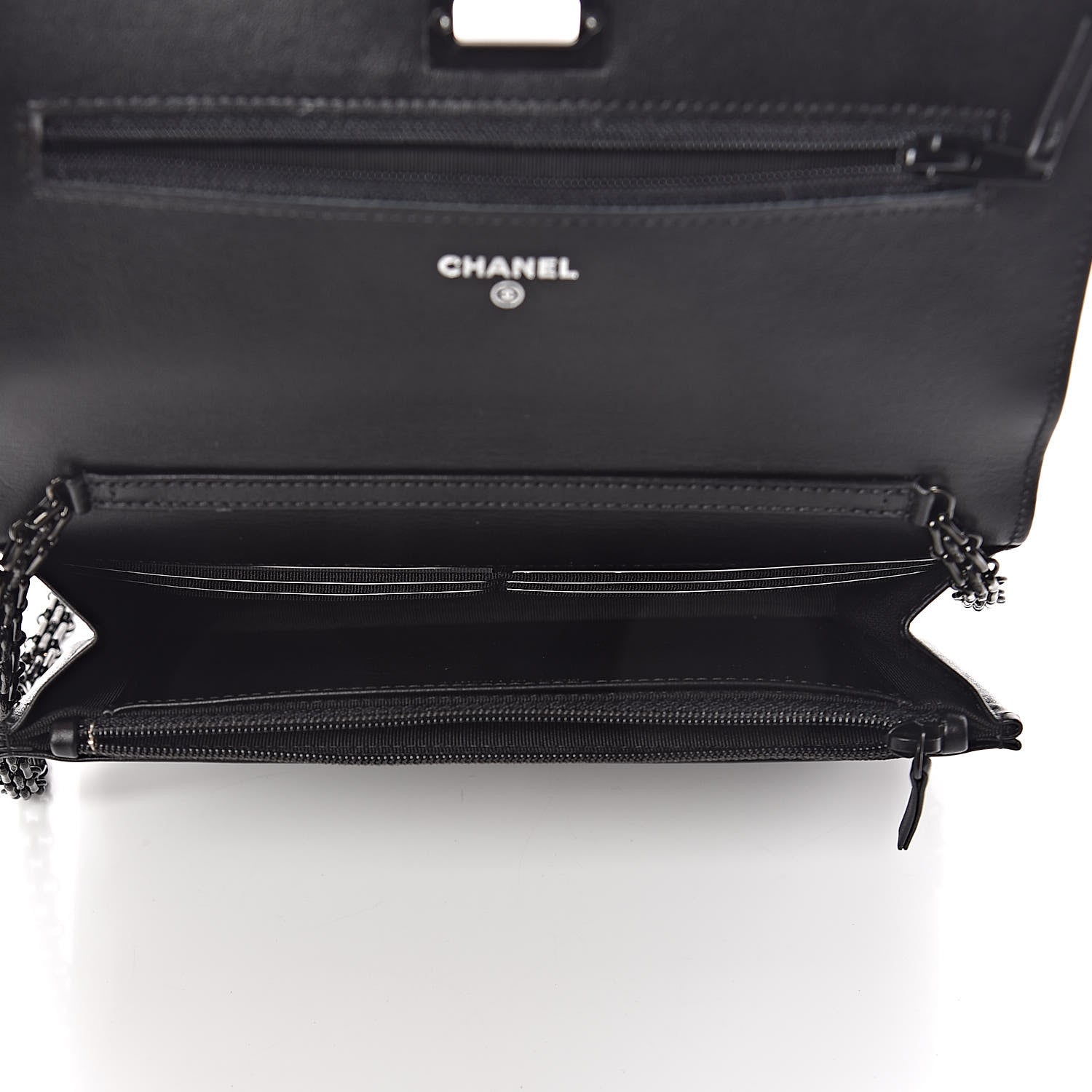 Chanel Aged Calfskin Quilted Reissue Wallet On Chain WOC So Black 5 of 12