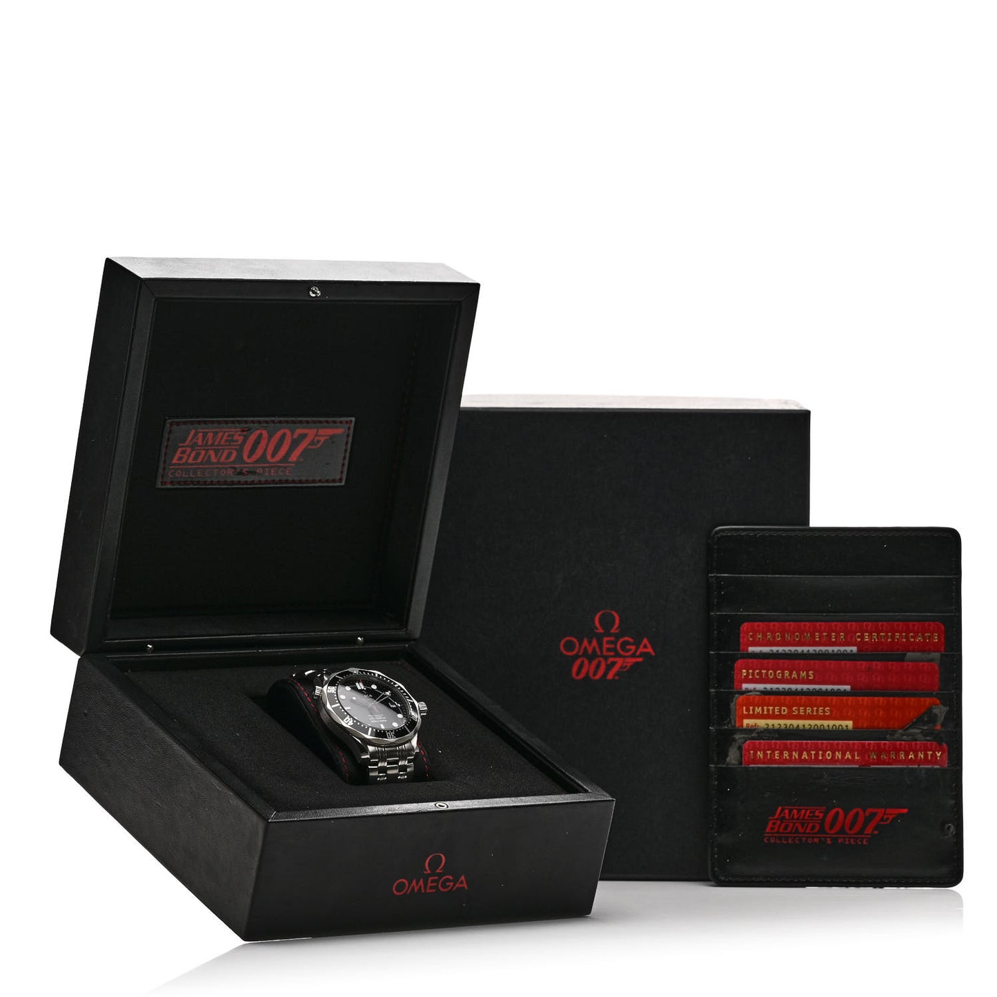 Stainless Steel 41mm Seamaster 300M James Bond 007 Automatic Watch Black 212.30.41.20.01.001