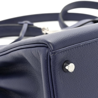 Hermes Evercolor Verso Kelly Retourne 28 Bleu Encre Mauve Sylvestre 9 of 15