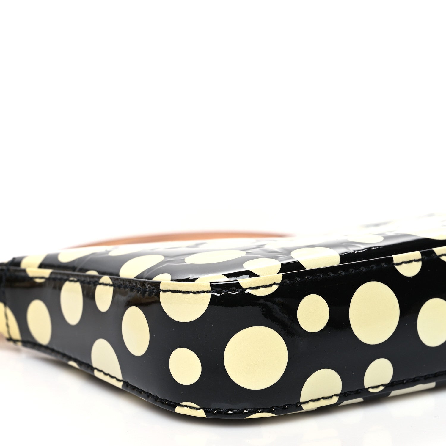Louis Vuitton Vernis Kusama Infinity Dots Pochette Accessories Black 8 of 9